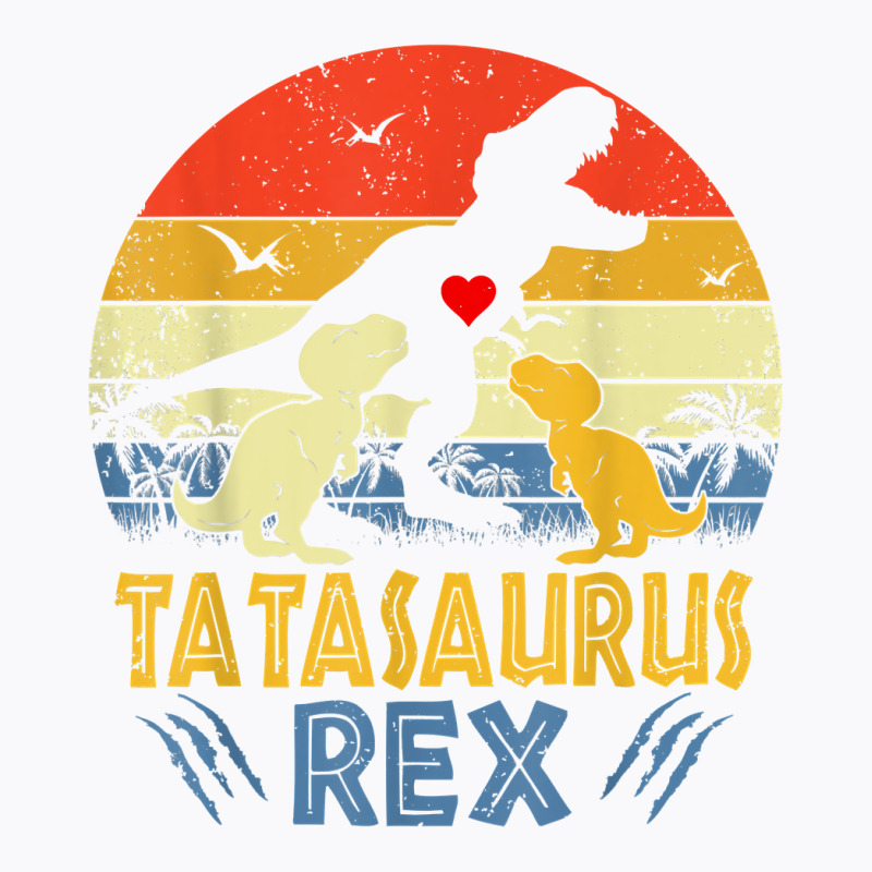 Tata Saurus T Rex Dinosaur Tata 2 Kids Family Matching T Shirt T-shirt | Artistshot