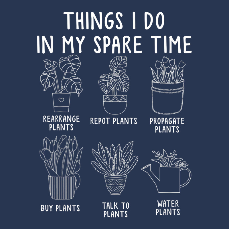 Things I Do In My Spare Time Funny Gardening T Shirt Men Denim Jacket | Artistshot