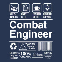 Combat Engineer Product Label Ladies Denim Jacket | Artistshot