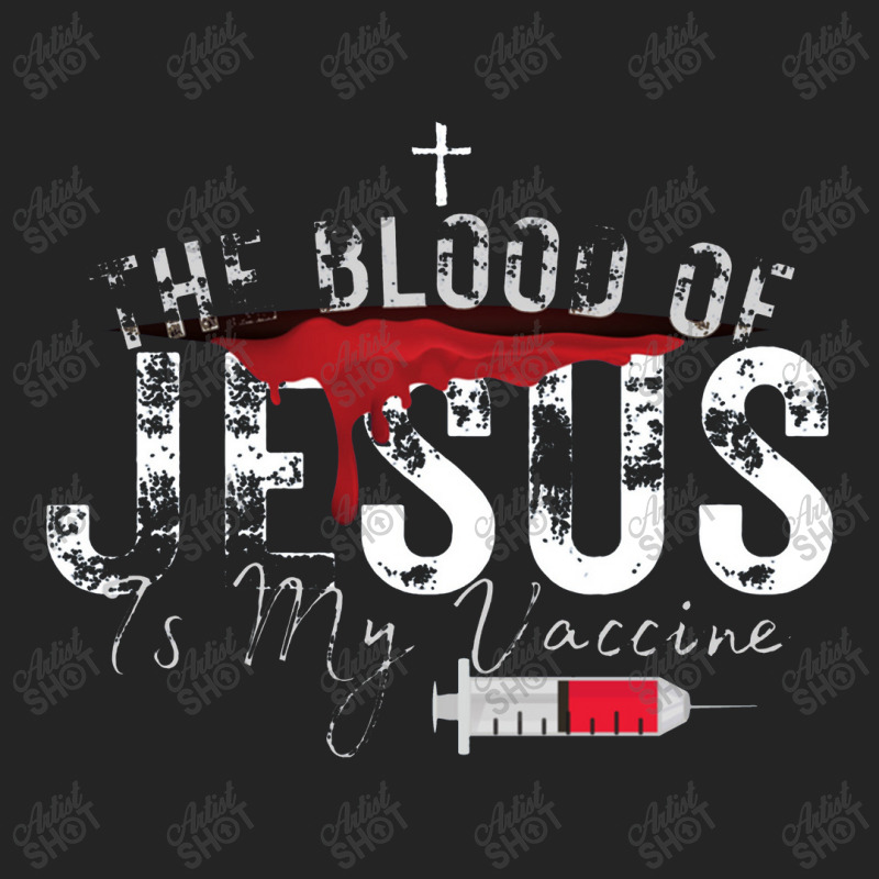 The Blood Of Jesus Is My Vaccine Christian Anti Vaccine Pullover 3/4 Sleeve Shirt by celanasubek | Artistshot