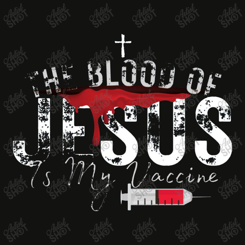 The Blood Of Jesus Is My Vaccine Christian Anti Vaccine Pullover Scorecard Crop Tee by celanasubek | Artistshot