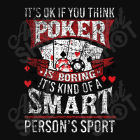 Funny Poker Smart Sport Distressed Texas Hold Em Card Game Crop Top | Artistshot