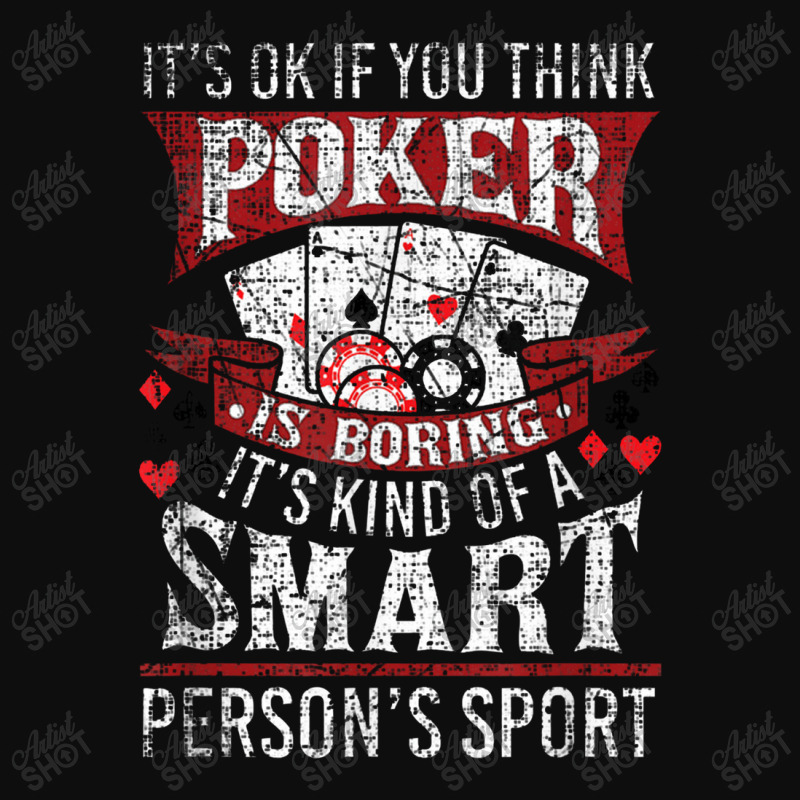 Funny Poker Smart Sport Distressed Texas Hold Em Card Game Crop Top by tahanemosi | Artistshot