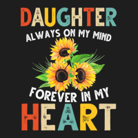 Daughter Always On My Mind Forever In My Heart For Dark Classic T-shirt | Artistshot