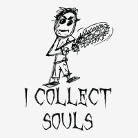 I Collect Souls Halloween Costume Word Design T Shirt Portrait Canvas Print | Artistshot