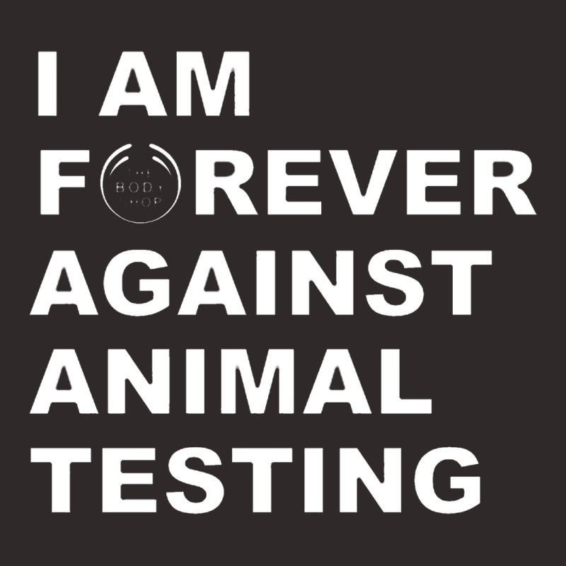 I Am Forever Against Animal Testing Racerback Tank by apolitery | Artistshot