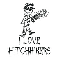 I Love Hitchhikers Halloween Costume Word Design T Shirt Zipper Hoodie | Artistshot