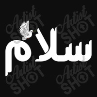 Arabic Peace Word Crop Top | Artistshot