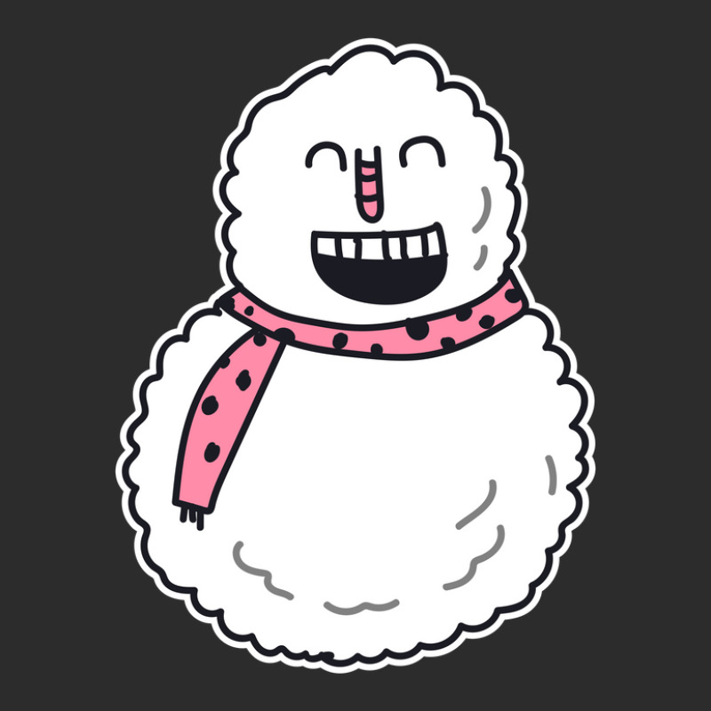 Snowman With Pink Polka Dots Scarf Exclusive T-shirt by Rich.Collection | Artistshot