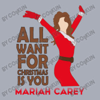 Mariah Carey All Want For Chrıstmas Is You Merry Christmas Tank Dress | Artistshot