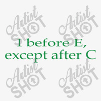 I Before E Ladies Fitted T-shirt | Artistshot