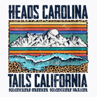 Womens Vintage Heads Carolina Tail California Summer Beach Paradise V T-shirt | Artistshot