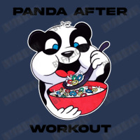 Panda Working Out Ladies Denim Jacket | Artistshot