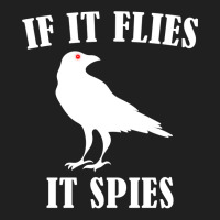 Birds Spie Conspiracy Joke Meme Surveillance  Mens & Womens Pullover H Drawstring Bags | Artistshot