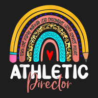 Athletic Director Leopard Rainbow Back To School Sport Coach T Shirt Classic T-shirt | Artistshot