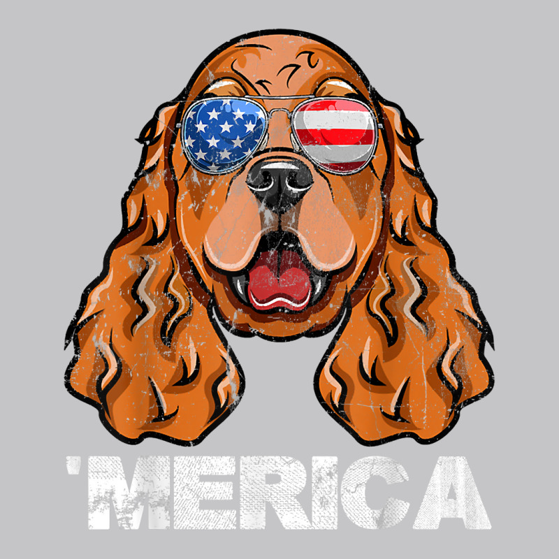 Cocker Spaniel Sunglasses American Usa Flag 4th Of July T Shirt Baby Bodysuit by maionexzweddel1i | Artistshot