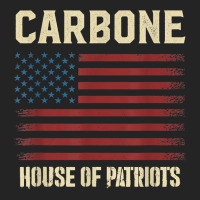 Carbone Last Name Surname American Flag Family T Shirt 3/4 Sleeve Shirt | Artistshot