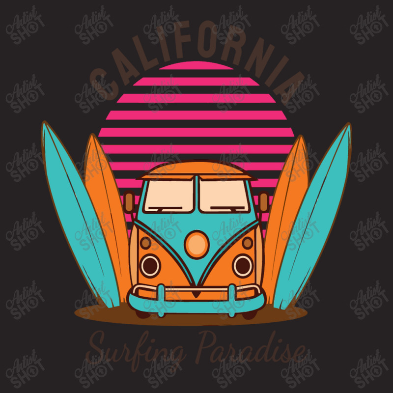 California Surfing Paradise Vintage Cap by difarinasool | Artistshot