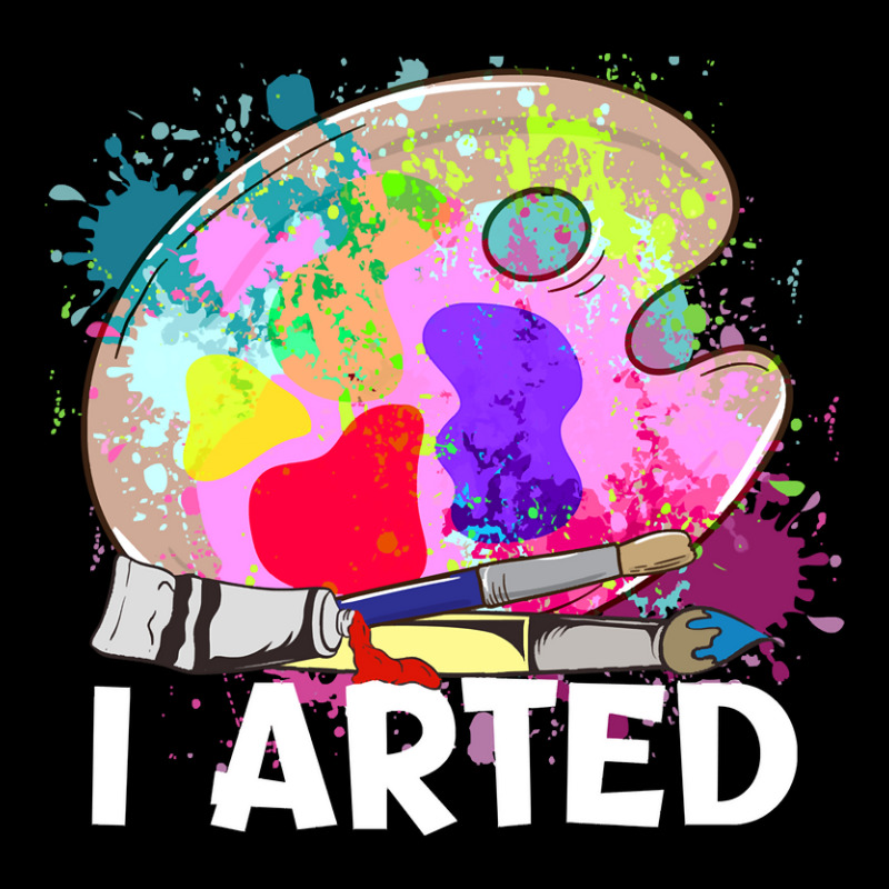 Funny I Arted Artist Joke Artistic Painting Pun Pullover Pocket T-shirt | Artistshot