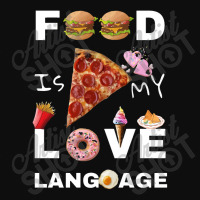 Food Is My Love Language Crop Top | Artistshot