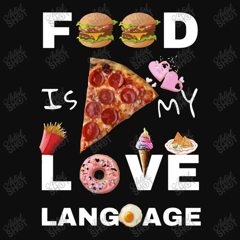 Food Is My Love Language Crop Top by aicaart | Artistshot