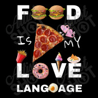 Food Is My Love Language Cropped Hoodie | Artistshot