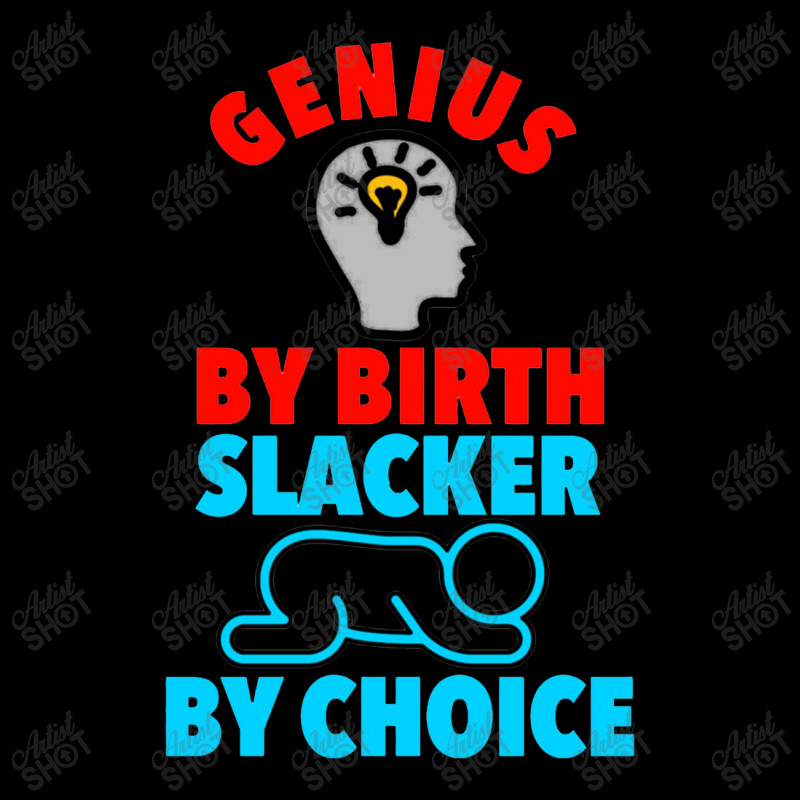 Genius Brain By Birth Slacker By Choice Youth Jogger by aicaart | Artistshot