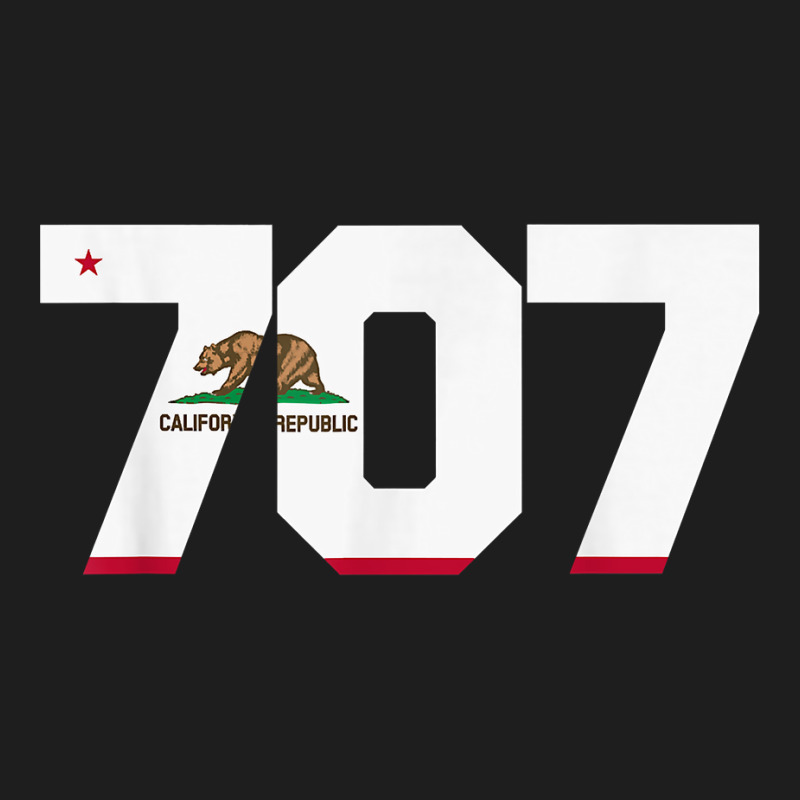 Area Code 707 Shirt   Sonoma California Tshirt Classic T-shirt by webberoliveria | Artistshot