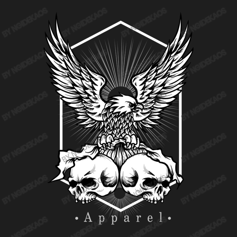 Vintage Eagle With Skull Classic T-shirt | Artistshot