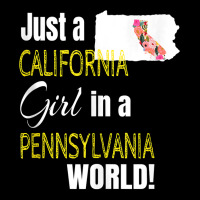 Just A California Girl In A Pennsylvania World Cute Gift Tank Top Adjustable Cap | Artistshot