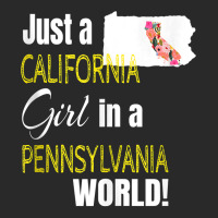 Just A California Girl In A Pennsylvania World Cute Gift Tank Top Printed Hat | Artistshot