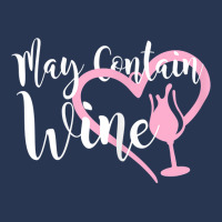 Womens May Contain Wine Shirt Women Oenophile Winemaker Gift Idea T Sh Ladies Denim Jacket | Artistshot