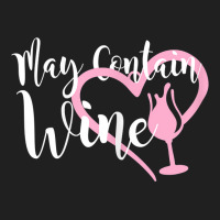 Womens May Contain Wine Shirt Women Oenophile Winemaker Gift Idea T Sh Ladies Polo Shirt | Artistshot