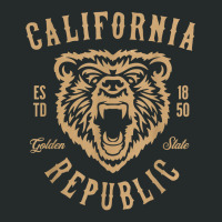 California Republic. Golden State California Grizzly Bear T Shirt Women's Triblend Scoop T-shirt | Artistshot