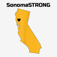 Support Sonoma Strong California State Heart Love T Shirt Adjustable Cap | Artistshot