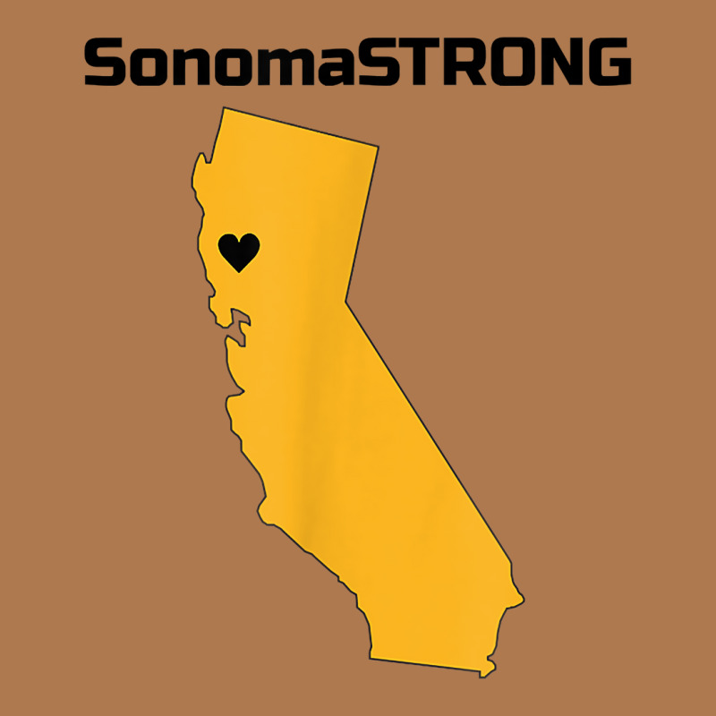 Support Sonoma Strong California State Heart Love T Shirt Vintage Short by rainandehay | Artistshot