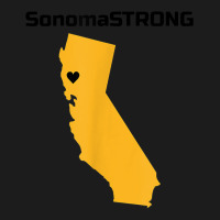 Support Sonoma Strong California State Heart Love T Shirt Hoodie & Jogger Set | Artistshot