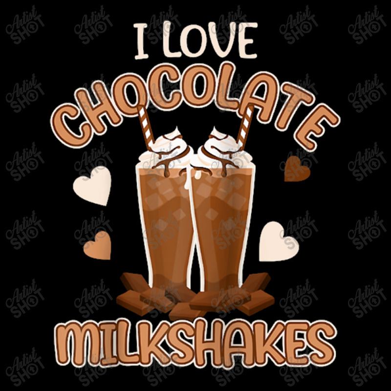 I Love Chocolate Milkshakes Funny Ice Cream Gifts Raglane Maternity Scoop Neck T-shirt by michaelnaher | Artistshot