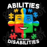 Abilities Outweigh Disabilities Autism Awareness Inspiring Maternity Scoop Neck T-shirt | Artistshot