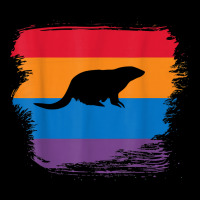 Mongoose Shadow Silhouette With Colorful Flag T Shirt Long Sleeve Shirts | Artistshot