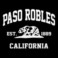 Paso Robles California Ca Vintage State Athletic Style Pullover Hoodie Men's 3/4 Sleeve Pajama Set | Artistshot