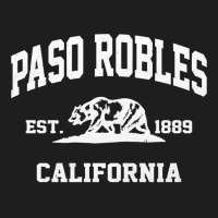 Paso Robles California Ca Vintage State Athletic Style Pullover Hoodie Classic T-shirt | Artistshot