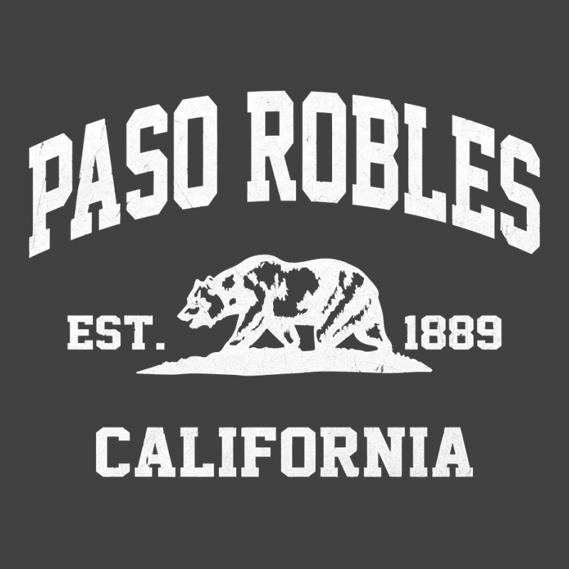 Paso Robles California Ca Vintage State Athletic Style Pullover Hoodie Vintage T-Shirt by nycerecoverdell | Artistshot