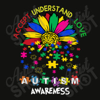 Autism Awareness Accept Understand Love Autism Scorecard Crop Tee | Artistshot