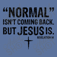 Womens Normal Isn't Coming Back But Jesus Is Revelation 14 V Lightweight Hoodie | Artistshot