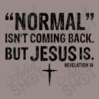 Womens Normal Isn't Coming Back But Jesus Is Revelation 14 V Vintage T-shirt | Artistshot