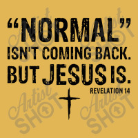 Womens Normal Isn't Coming Back But Jesus Is Revelation 14 V Vintage Hoodie And Short Set | Artistshot