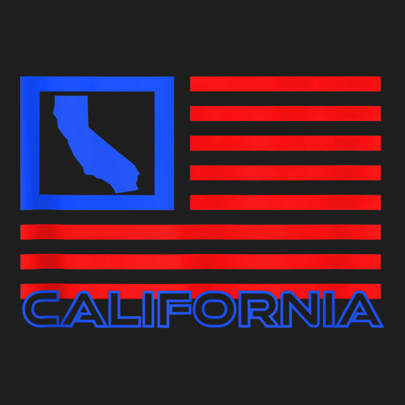 Patriotic California Republic Usa Flag Art Cali Local Map Tank Top Classic T-shirt | Artistshot