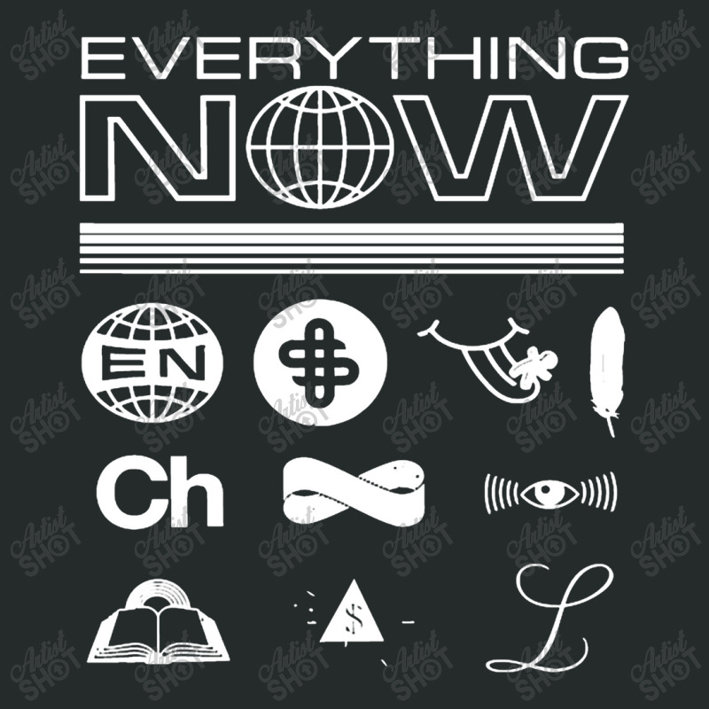 Arcade Fire Everything Now Women's Triblend Scoop T-shirt by drawmearobot | Artistshot