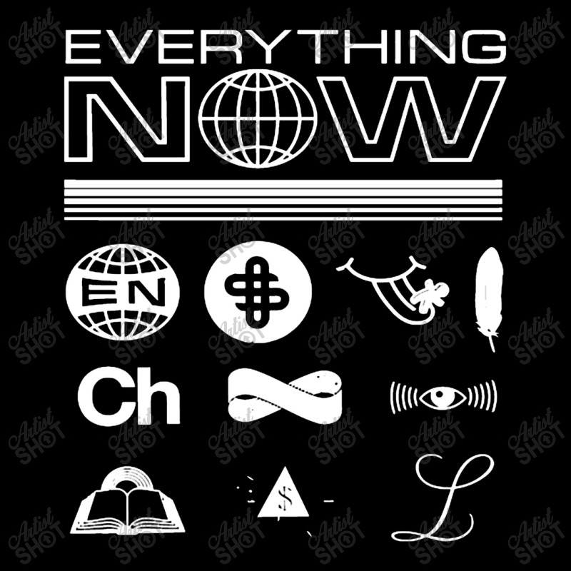 Arcade Fire Everything Now Cropped Hoodie by drawmearobot | Artistshot